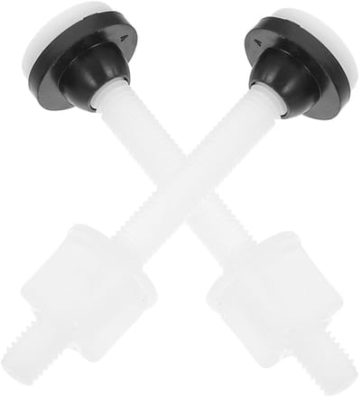 2 stuks WC-pot bouten – ABS waterdichte schroeven, universeel voor WC-bril