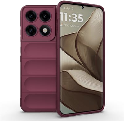 Coverup Hoesje - Geschikt voor Motorola Edge 70 Pro Hoesje - Coverup Hands-On Rugged Back Cover - Bordeaux