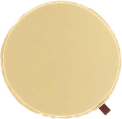 Unique Living | Chairpad Scandic 38cm Ø soft yellow | Kussen woonkamer of slaapkamer