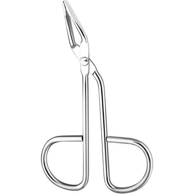 Neushaar Lip Tang Wimperknipper Elleboog Wenkbrauwtang Klem Wenkbrauwtang Haartrekker Haarvastzittend Complexie Haarverwijdering zilver