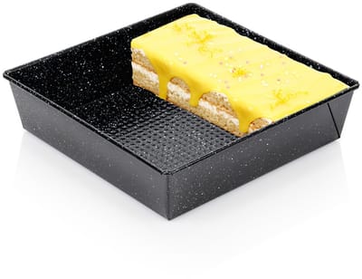 Bakvorm Graniet 24x24x6 cm - Springvorm - Vorm voor Bakken - Taartvorm - Bakplaat