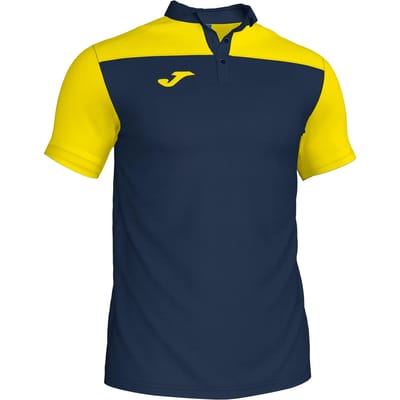 Joma Crew III Polo Kinderen - Marine / Geel | Maat: 4XS (128)