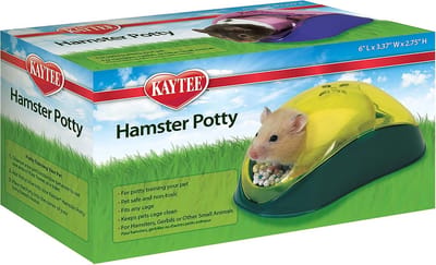 Trainingspotje voor Hamster, Muis en Gerbil met Nestmateriaal