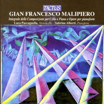Luca Paccagnella & Sabrina Alberti - Malipiero: Integrale Opere Per Cello E Piano E Opere Per Pianoforte (CD)
