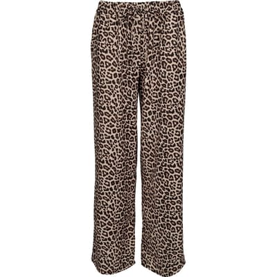 R.E.D. by EMP Stoffen broek - Basic broek met luipaardprint - S - voor Vrouwen - meerkleurig