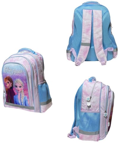 Disney - Frozen - Rugzak - schooltas - 42 cm hoogte - 3 vakken - A4 map formaat - Kwalitatief Hoogwaardig model