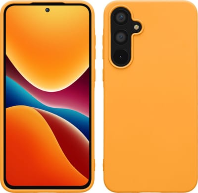 kwmobile telefoonhoesje geschikt voor Samsung Galaxy A55 5G - Hoesje voor smartphone - Back cover in fruitig oranje