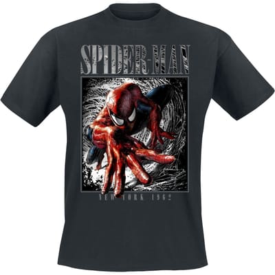 Spider-Man - Disney T-shirt - New York - 1962 - S tot XXL - voor Mannen - zwart