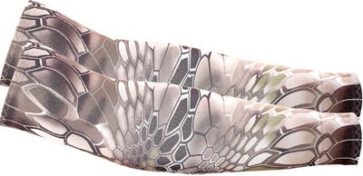 Nivard Armstukken - Armwarmers Heren & Dames - Polswarmers - Licht Bruine Slangenhuid