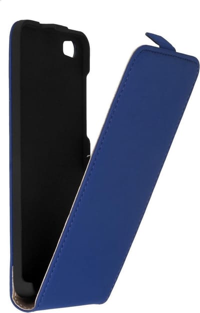 Lelycase Blauw Huawei Honor 6 Flip Case Hoesje
