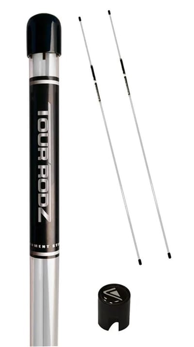 Longridge - Alignment Rodz Tour Sticks - Uitlijn Stokken - Golf Training balans, balpositie, putting en chippen - Wit