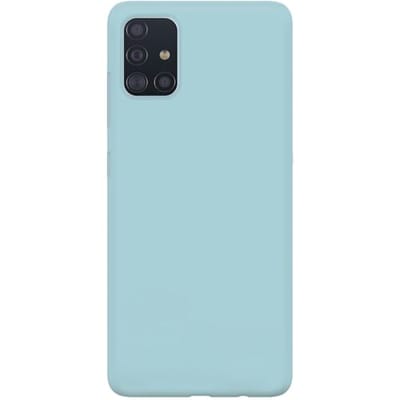 ShieldCase pantone Siliconen Hoesje geschikt voor Samsung Galaxy A71 - in meerdere kleuren verkrijgbaar - kwalitatieve backcover - optimale bescherming - blauw
