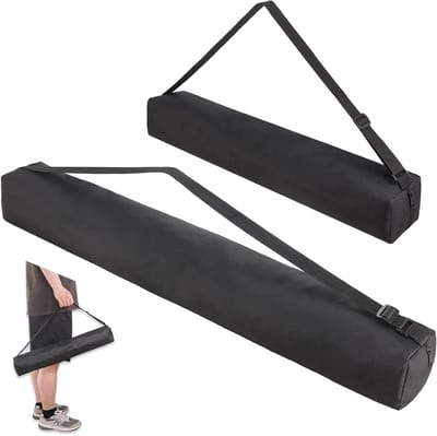 Draagbare tripod tas voor camera's en lichtstands, 100cm/60cm, met handvat en riem, zwart