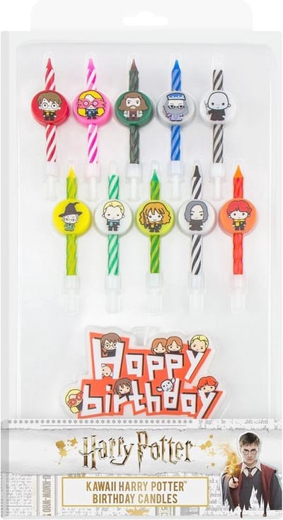 Cinereplicas Harry Potter Kaars Birthday Candle Kawaii Set van 11 Multicolours