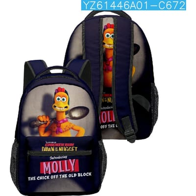 Sac à dos pour étudiant Classique Populaire Nouveauté Poulailler Cahiers Sacs à dos Impression 3D Oxford Imperméable Sacs à dos de Voyage pour Garçons/Filles