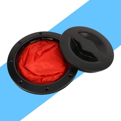 Dailygoody - VGEBY 6" Rotating Kayak Hatch met Opbergtas - Duurzaam en Lichtgewicht