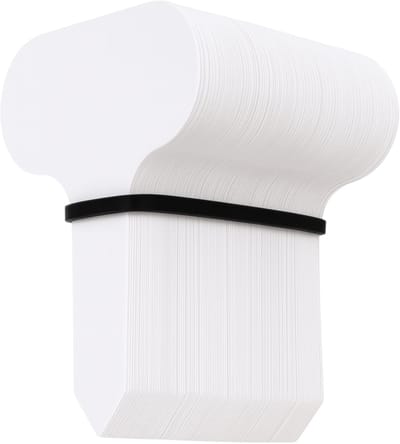 S&D | Plastic Notitie Bordjes - 100 stuks - Klein / Wit - Tuin bordjes / Plantsteker - UV bestendig