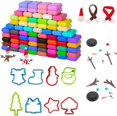 10-delige DIY sneeuwman knutselset voor volwassenen met 72 kleuren, perfect voor kerstdecoratie, cadeau voor feestdagen en verjaardagen