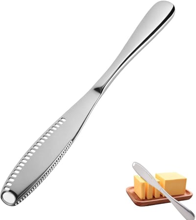 Dailygoods- Botermes Roestvrij Staal - Klein Smeermes - Vaatwasserbestendig - Duurzaam - Ergonomisch - Geschikt voor Sauzen/Kazen - Boterapplicator