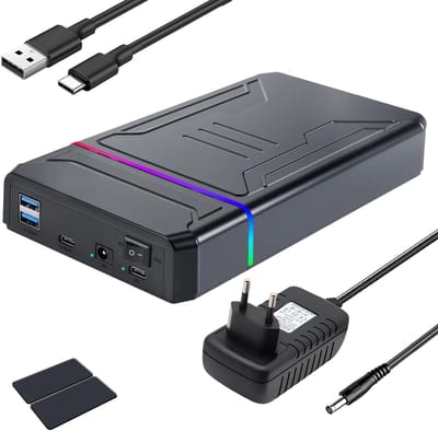 Hard Drive Docking Station - Externe Harde Schijf Dock - Snelle Data Overdracht - Ondersteunt NVMe en SATA