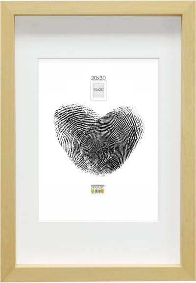 Deknudt Frames fotolijst - naturel - passe-partout - 15x20 / 20x30 cm