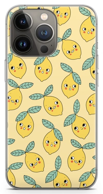 Case Company® - Hoesje geschikt voor iPhone 13 Pro hoesje - Citroenen - Soft Cover Telefoonhoesje - Bescherming aan alle Kanten en Schermrand