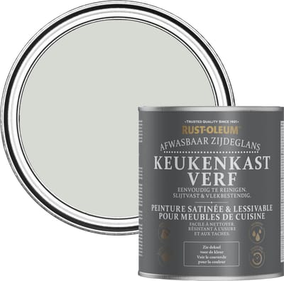 Rust-Oleum Grijs Keukenkastverf Zijdeglans - Wintergrijs 750ml