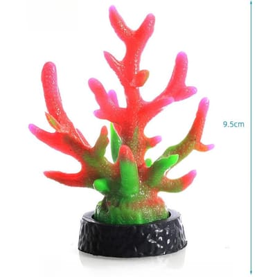 1 stuks Kunstkoraal, PVC Imitatie Koraalrif Decoratie, Kunstmatige Aquarium Decoratie Koraal, Kleine Viskom Decoratie Koraal