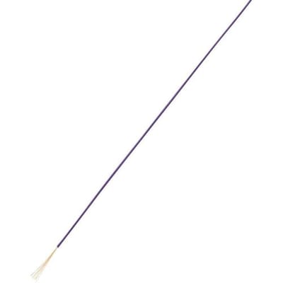 TRU COMPONENTS 1567791 Draad LiFY 1 x 0.05 mm² Violet 100 m