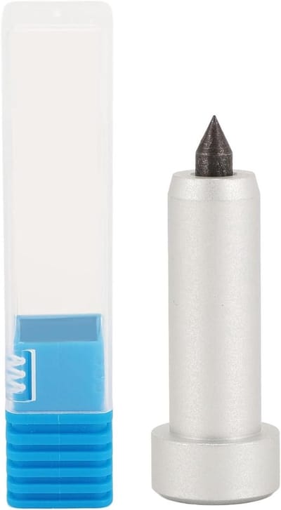 Graveertip Metaal - Etstools Snijmachines - Handwerk Sieraden Maken - Draagbaar Aluminiumlegering - 8 x 2 x 2 cm - Zilverkleurig