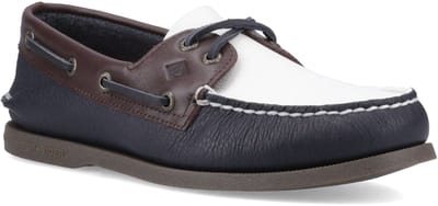 Sperry Authentic Original 2 OOG | MARINEBLAUW/WIT/BRUIN COMBI - FW Boat Shoes - Maat 46 -