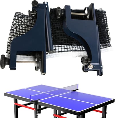 Tafeltennis Net - Pingpong Net - Sport Spelen - Draagbaar Verstelbaar - 180 cm Lengte - Zwart