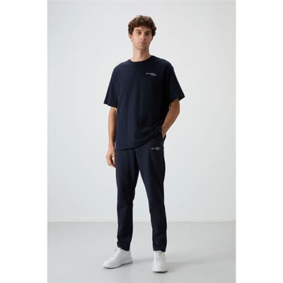 Heren Oversized Katoen-polyester Activiteitset