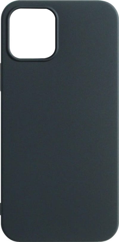 Hoesje Geschikt voor iPhone 13 Pro Max - Zwart Siliconen Case
