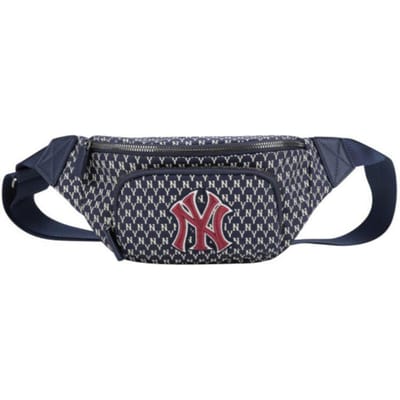 MLB Monogram Serie NY Yankees Retro Bloemen Casual Klassieke Heuptas Unisex heuptas Marineblauw 32BGC9941-50N One Size