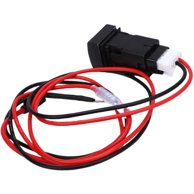 Prise allume-cigare pour voiture Type C Charge Rapide QC3.0 PD3.0 Double Port USB Remplacement pour Rav4 Corolla Camry Série 70 Prado