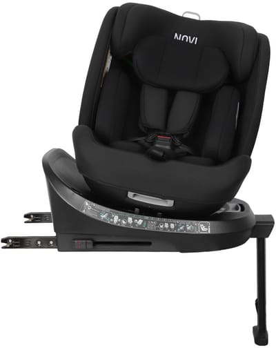 Novi Baby David 3.0 Premium Autostoel - I-Size - 360° draaibaar - Zwart - Geschikt vanaf de geboorte tot 150 cm