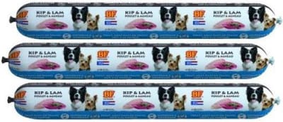 3x800 gr Biofood vleesvoeding lam hondenvoer