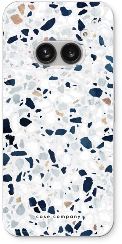 Case Company® - Hoesje geschikt voor Nothing Phone (2a) hoesje - Terrazzo N°1 - Soft Cover Telefoonhoesje - Bescherming aan alle Kanten en Schermrand