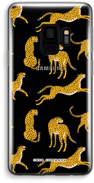 Case Company® - Hoesje geschikt voor Samsung Galaxy S9 hoesje - Luipaard - Soft Cover Telefoonhoesje - Bescherming aan alle Kanten en Schermrand
