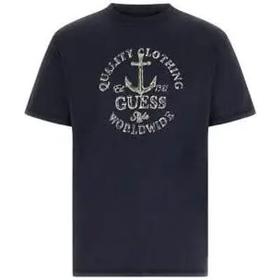 T-shirt Guess Worldwide Marine