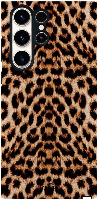 xoxo Wildhearts Wild Thing - Hoesje geschikt voor Samsung Galaxy S26 Ultra - Siliconen hoesje met dubbele beschermlaag - Luxe case - Stevige backcover - Luipaard print - Tijger print - Dierenprint - Tijgerprint