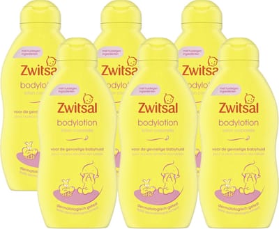 Zwitsal - Baby huidverzorging - Bodylotion - 400ml x 6