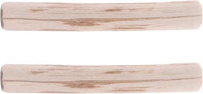 Honden Knaaghout - Kauwspeelgoed Hout - Gebitsverzorging Puppy - Natuurlijk Materiaal - 2 Stuks - Houtkleur