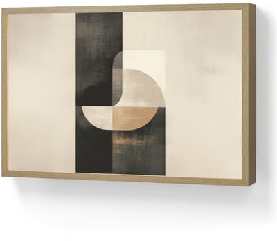 Wandlamp 60x40 cm - Oplaadbaar - Modern - Vierkant - Vormen - Wandlampen binnen woonkamer - Slaapkamer lamp - Decoratieve nachtlamp - Vloerlamp draadloos