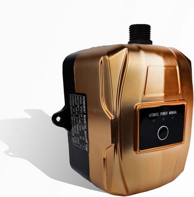 Booster Pomp - Waterpomp 24V - Waterdruk Verhoging - Zonne-energie Aangedreven - 45L/Min 25m - Goud