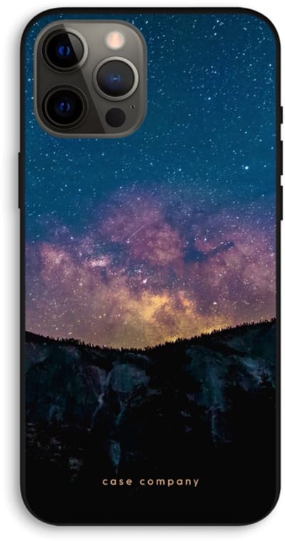 Case Company® - Hoesje geschikt voor iPhone 12 Pro Max hoesje - Travel to space - Biologisch Afbreekbaar Telefoonhoesje - Bescherming alle Kanten en Schermrand