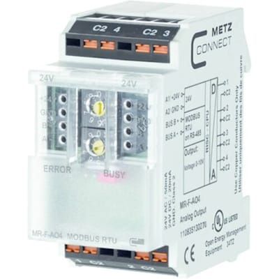 Metz Connect 110835130270 24 V/AC, 24 V/DC 50 mA Aantal uitgangen:4 x Inhoud 1 stuk(s)