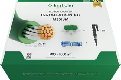 Grimsholm Green Robotmaaier installatiekabel voordeelpakket - 200M - Voor 800-2000m²