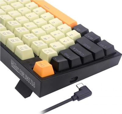 Mechanisch Gamingtoetsenbord met RGB Verlichting - Compact voor PC en Mac, Programmeerbare Macro's en Rode Schakelaars